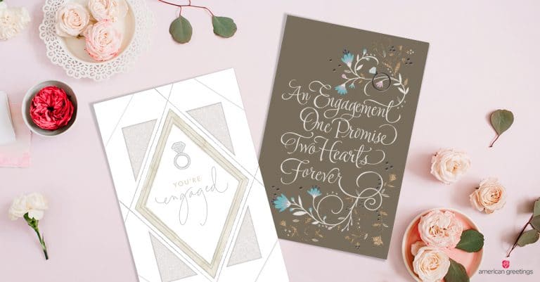 What to Write in an Engagement Card