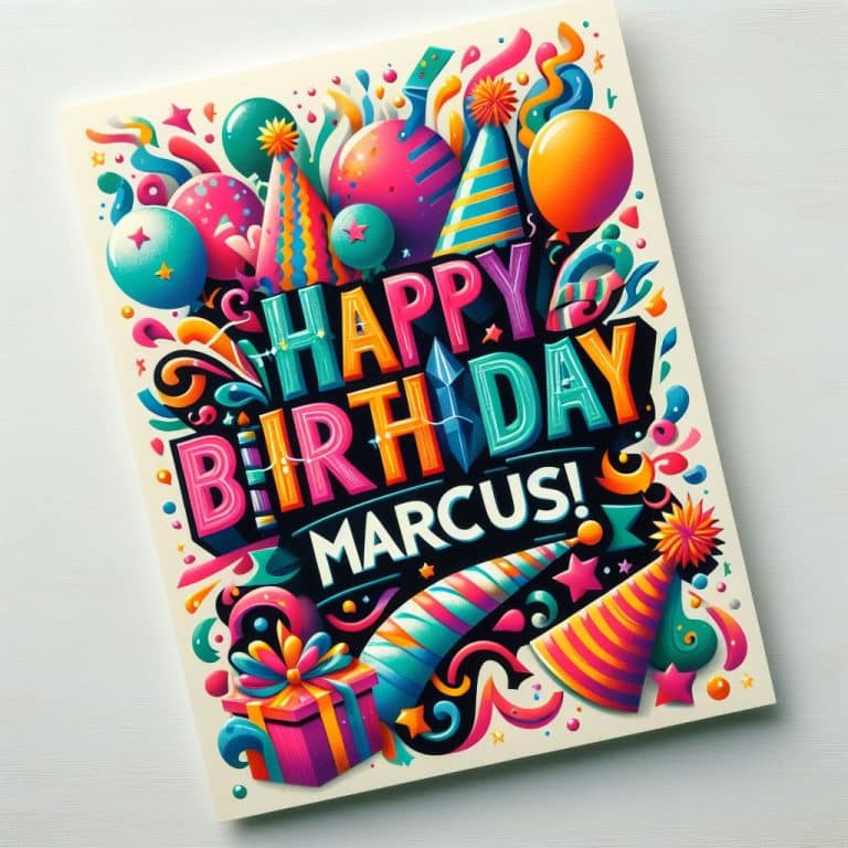 Happy Birthday Marcus