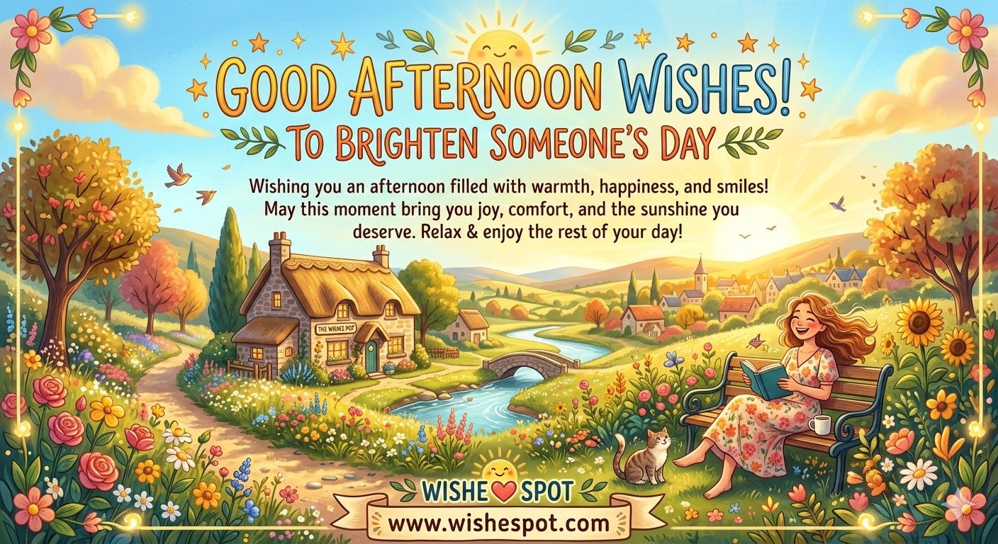 99 Good Afternoon Wishes to Brighten Someone’s Day